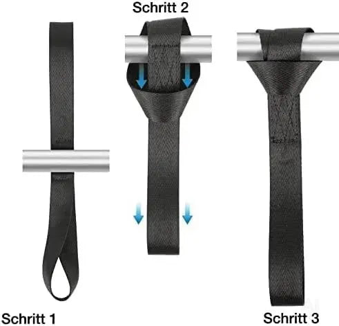 5X Zurrschlaufen - Schlaufen 30 cm Dopelschlaufen Rundschlinge Halteband