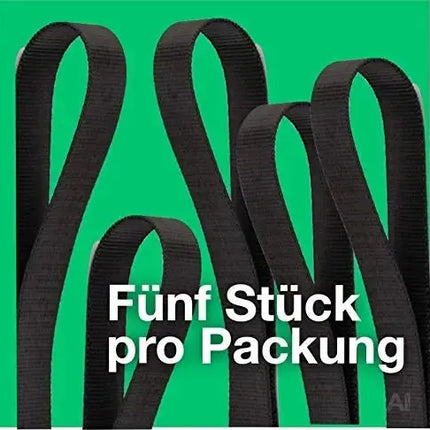 5X Zurrschlaufen - Schlaufen 30 cm Dopelschlaufen Rundschlinge Halteband