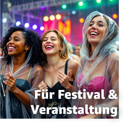 Outdoorn 10x Einweg Regenjacke & Regenponcho mit Kaputze - Einmal Regenjacke mit Kapuze - Universalgröße: transparent und wasserdicht