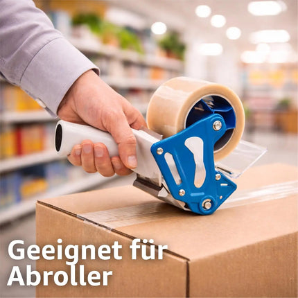 6 Rollen transparentes Klebeband à 66 m – extra starkes Packband für Pakete & Kartons, geeignet für Paketbandabroller, zuverlässiges Verpacken
