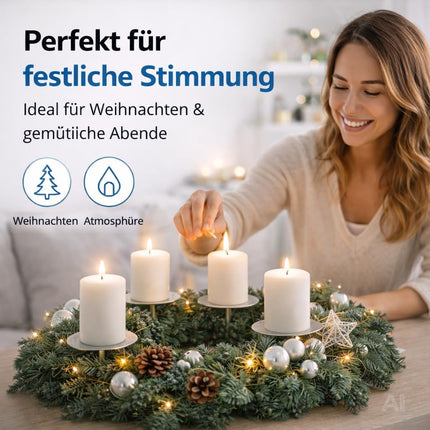 Kerzenhalter mit Dorn für Adventskränze