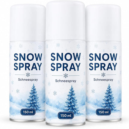 Schneespray 3 × 150 ml – Produktübersicht – Setübersicht