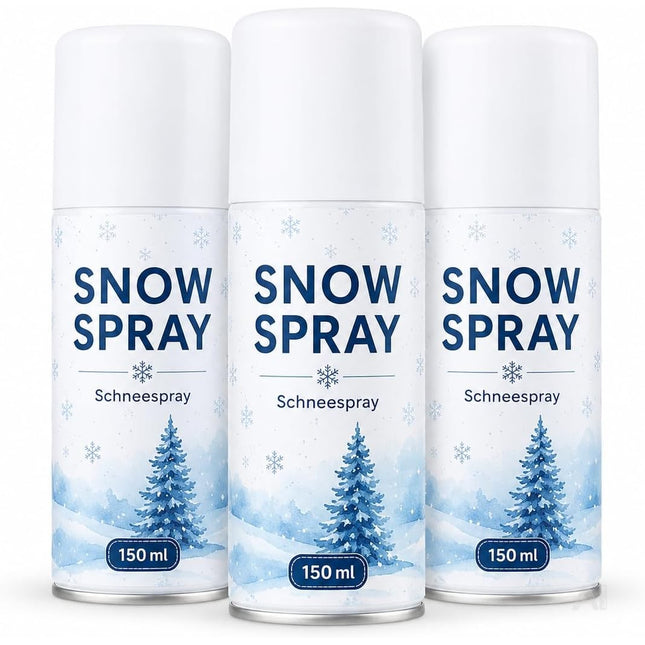 Schneespray 3 × 150 ml – Produktübersicht – Setübersicht