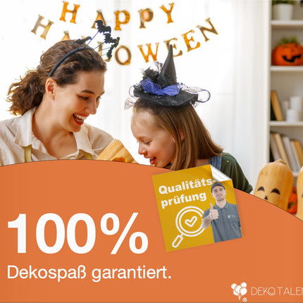 Dekotalent® XXL Halloween Deko Dekoration Grusel Set mit über 30 Teilen für Haus, Tisch & Garten - Indoor & Outdoor