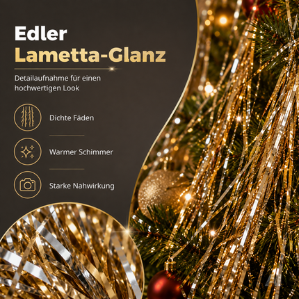 Engelshaar für Weihnachten & Advent als Dekoration & Deko ca. 15 Gramm (Gold)