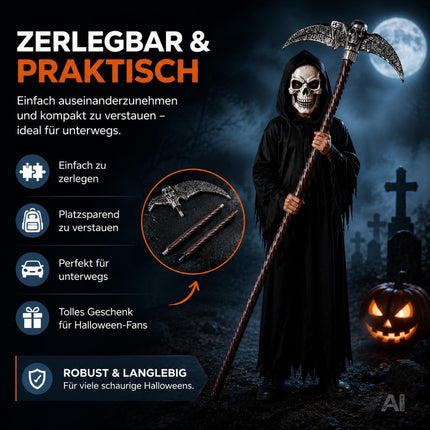 Horror Sense 130 cm – Gruseliges Halloween Kostüm Accessoire