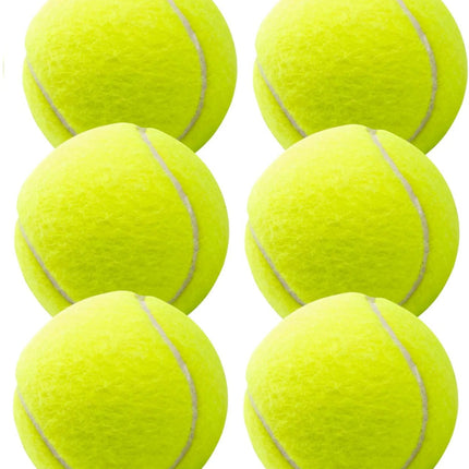 6er Tennisbälle - Wettkampf & Training - Tennisball gelb für Kinder & Hunde & Waschmaschine