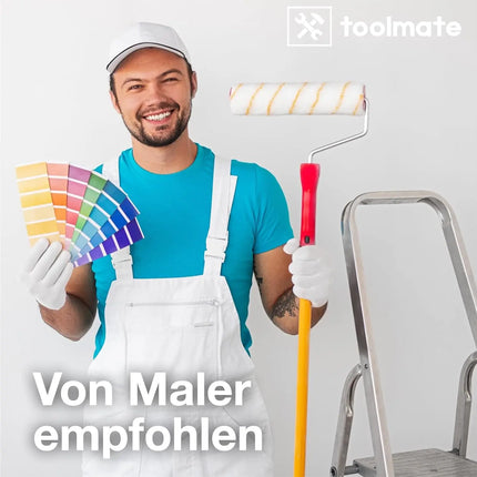 6x Abdeckfolie Maler - extra stark & dick - Malerfolie transparent 4x5 Meter - Malerplane/Abdeckplane - Baufolie optimal für Umzug & Renovierung