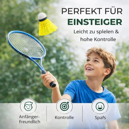 6x Federbälle gelb für Badminton: Für Training und Wettkampf – Detailansicht 2