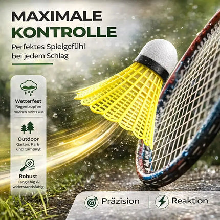 6x Federbälle gelb für Badminton: Für Training und Wettkampf – Detailansicht 4