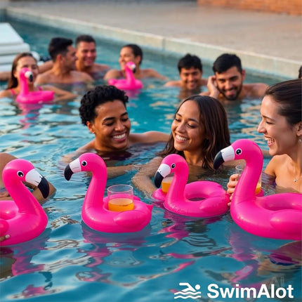 6x Getränkehalter Mix aufblasbar Luftmatratze Schwimmring Schwimmreif für Pool, Wasser - TK Gruppe® Offizieller Onlineshop