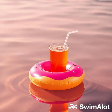 6x Getränkehalter Mix aufblasbar Luftmatratze Schwimmring Schwimmreif für Pool, Wasser - TK Gruppe® Offizieller Onlineshop