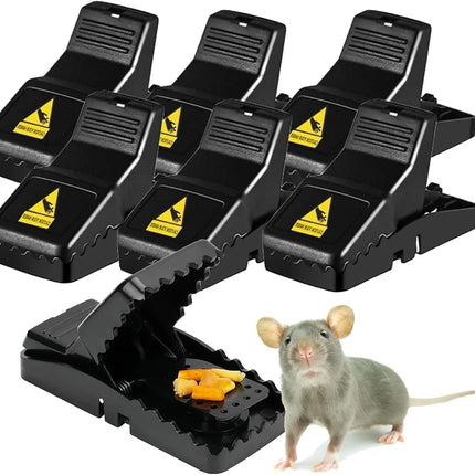 6x Mausefalle Schlagfalle Mousetrap Wühlmausfalle wiederverwendbar Falle für Maus, Ratte