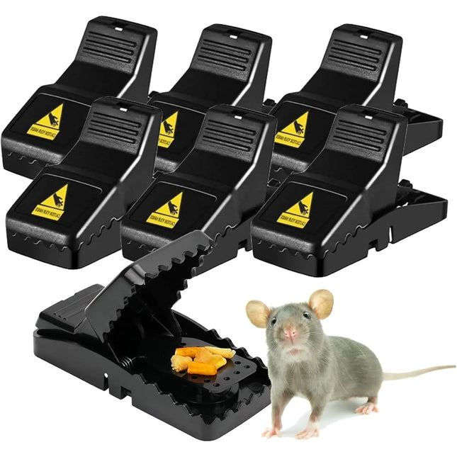 6x Mausefalle Schlagfalle Mousetrap Wühlmausfalle wiederverwendbar Falle für Maus, Ratte
