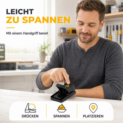6x Mausefalle Schlagfalle Mousetrap Wühlmausfalle wiederverwendbar Falle für Maus, Ratte