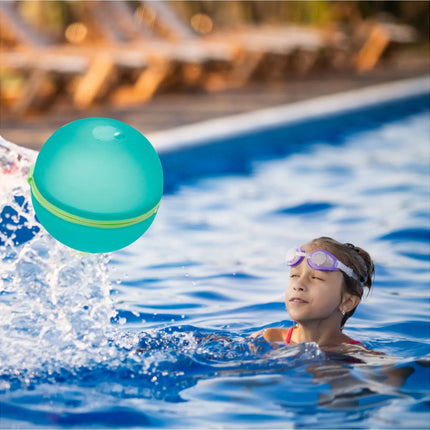 6x Wasserbomben Wiederverwendbar - Schnell befüllbar, Selbstschließend, magnetisch - Für Kinder & Erwachsene