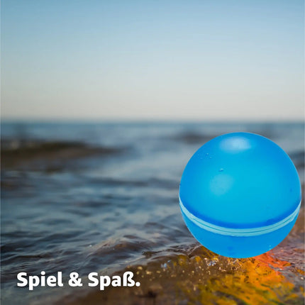 6x Wiederverwendbare Wasserbomben - magnetisch & selbstschließend & schnell befüllbar - Für Kinder & Erwachsene