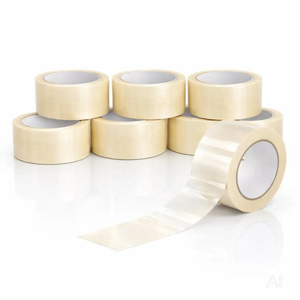 6x transparentes Klebeband 66 Meter extra stark – Packband Paketband Verpackungsband Paketklebeband für Verpackungen wie Pakete & Paketbandabroller