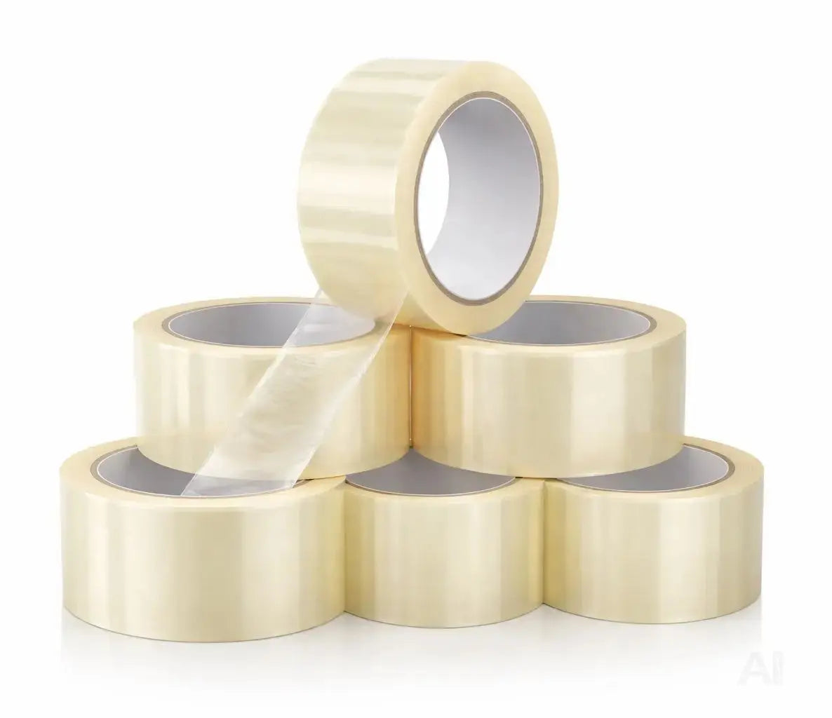 6x transparentes Klebeband 66 m – extra stark – Packband / Paketband / Verpackungsband für Pakete & Kartons – geeignet für Abroller