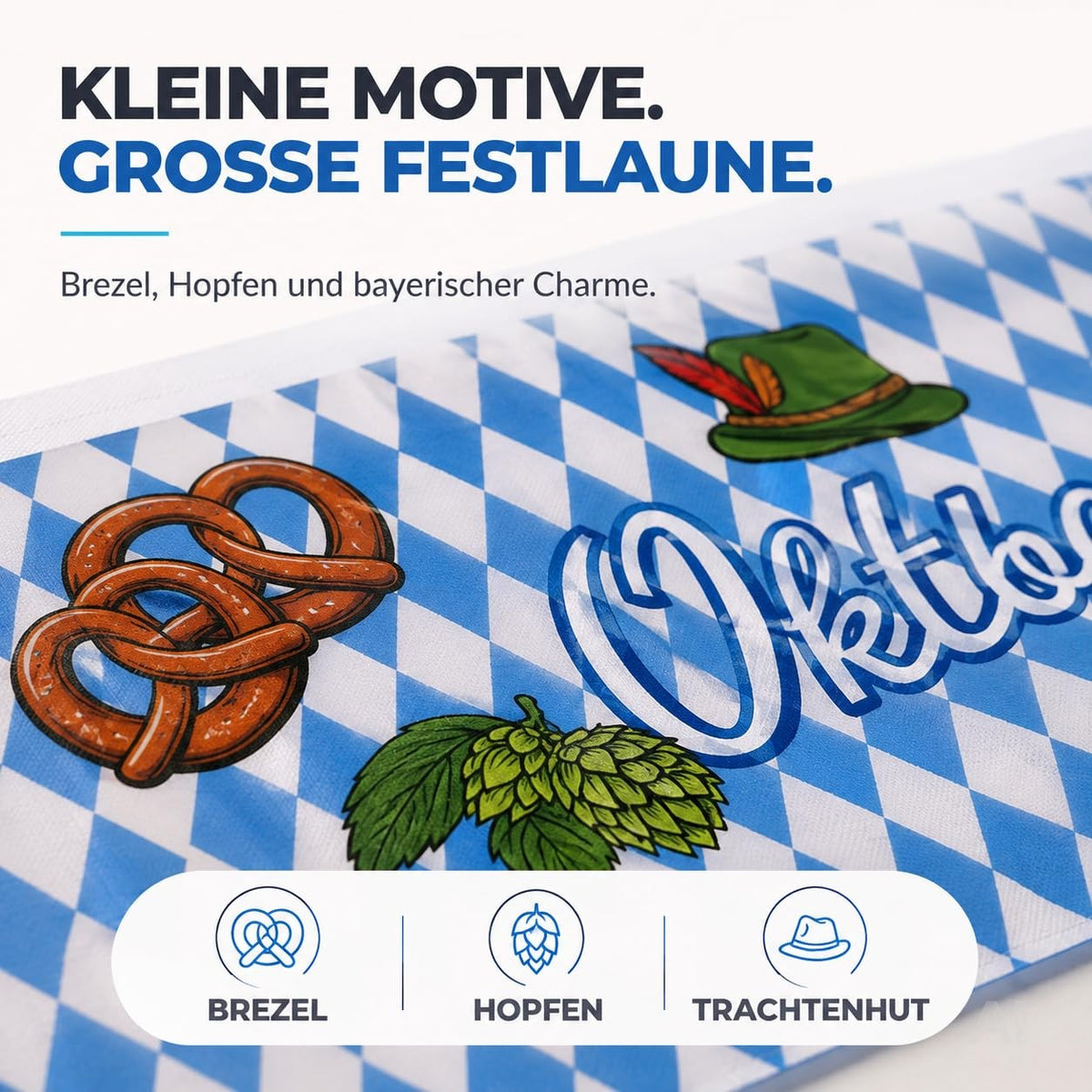 Oktoberfest-Banner, 40 × 150 cm
