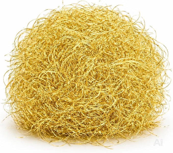 Engelshaar für Weihnachten & Advent als Dekoration & Deko ca. 15 Gramm (Gold)