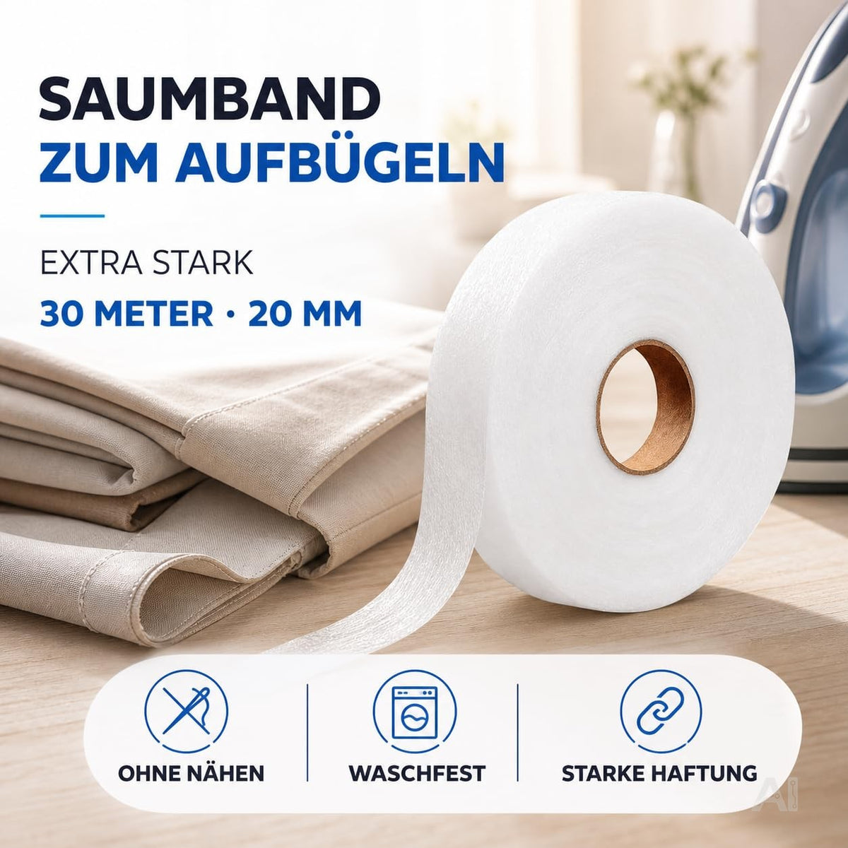 Saumband zum Aufbügeln