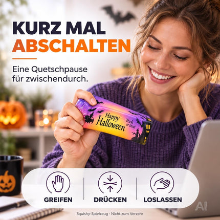 Butter Squishy Halloween 02 als Beschäftigung in einer Knetpause