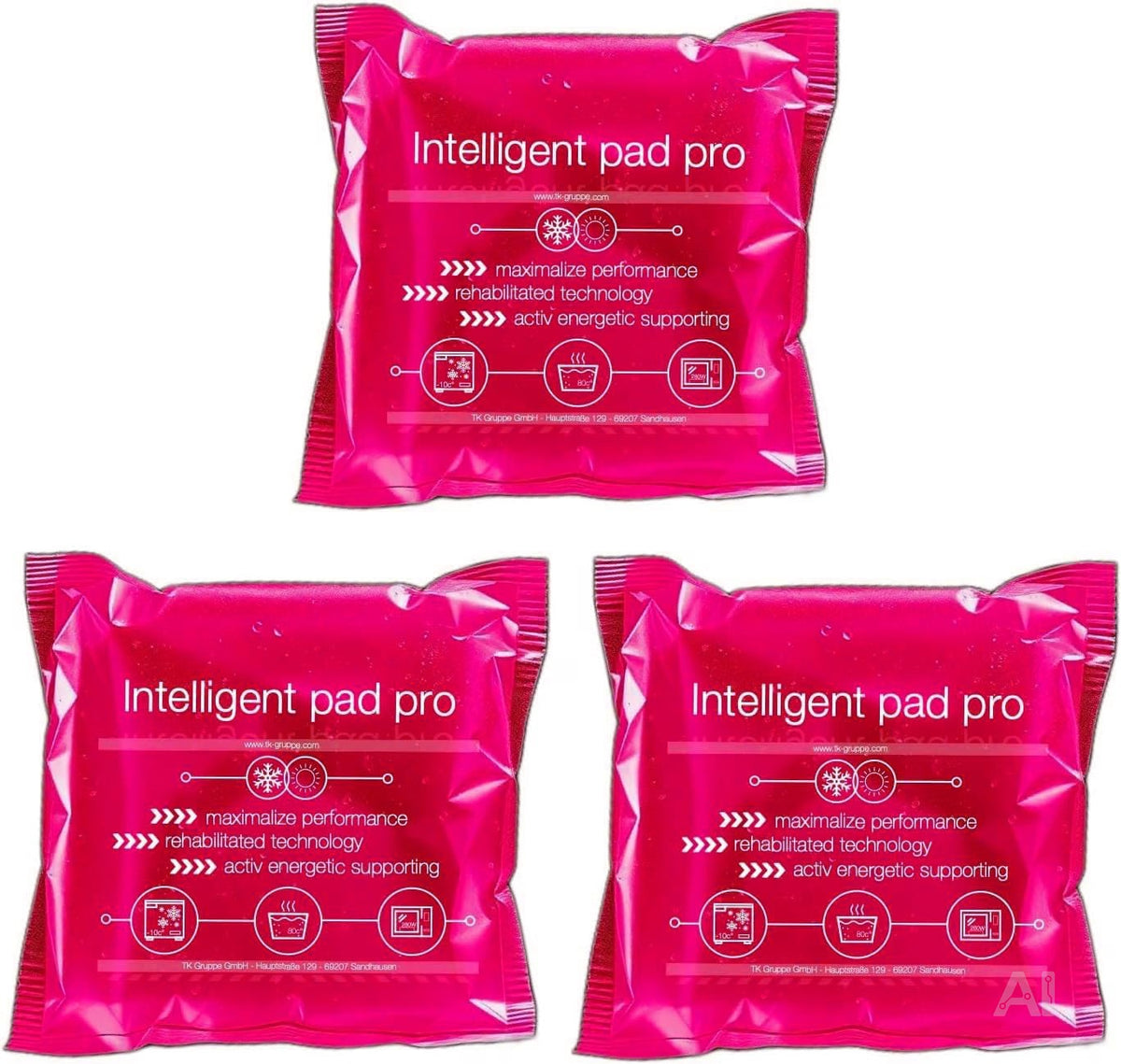 Kompresse Kühlpads Set Pink - Kühlpad Kühlpack Kühlkompresse Warmkompresse - Kaltkompresse