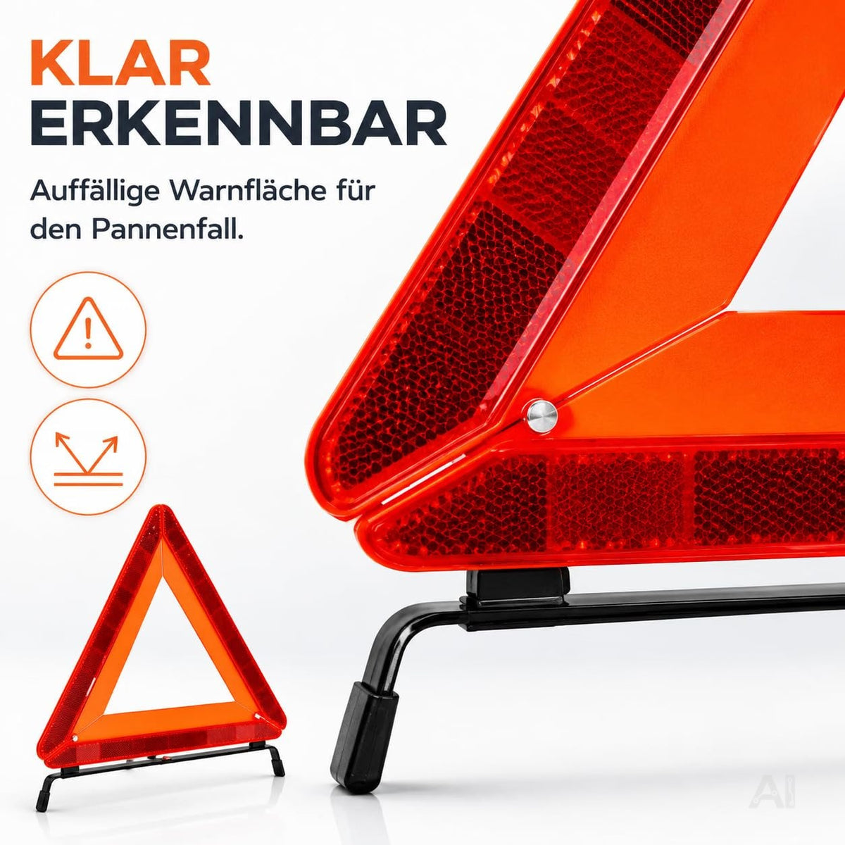 3-in-1-Auto-Notfallset – V16-Warnleuchte, Warnweste und Verbandskasten; IDIADA PC21020060