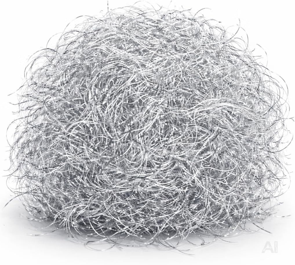 Engelshaar für Weihnachten & Advent als Dekoration & Deko ca. 15 Gramm (Silber)