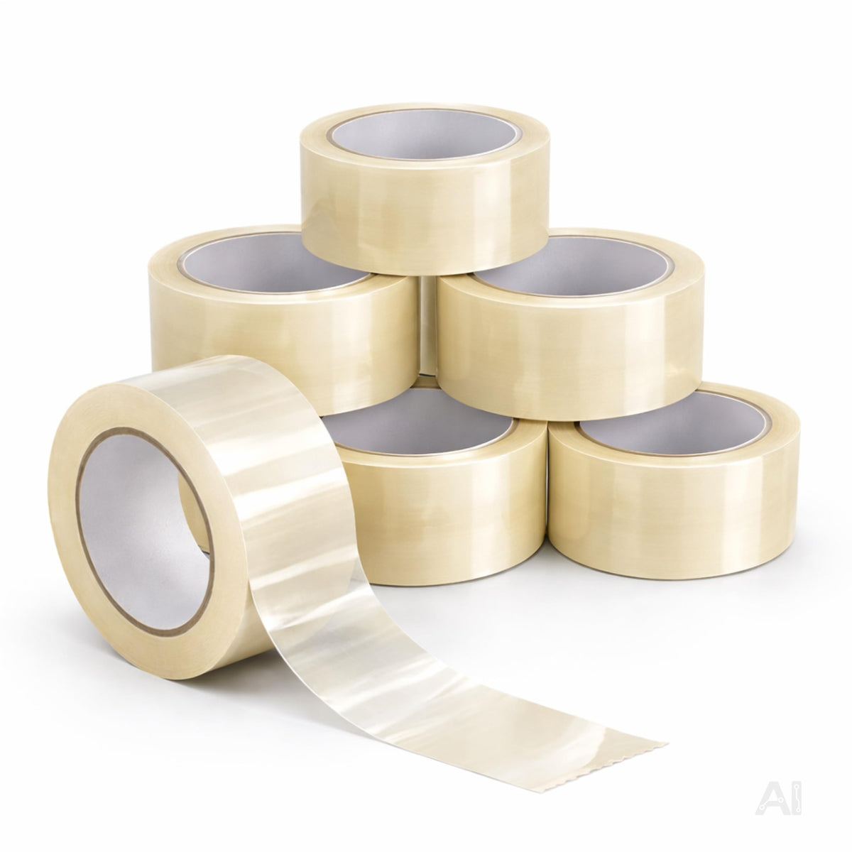 6x transparentes Klebeband 66 Meter extra stark – Packband Paketband Verpackungsband Paketklebeband für Verpackungen wie Pakete & Paketbandabroller