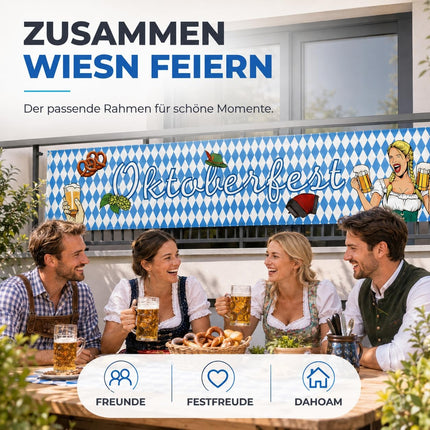 Oktoberfest-Banner, 40 × 150 cm