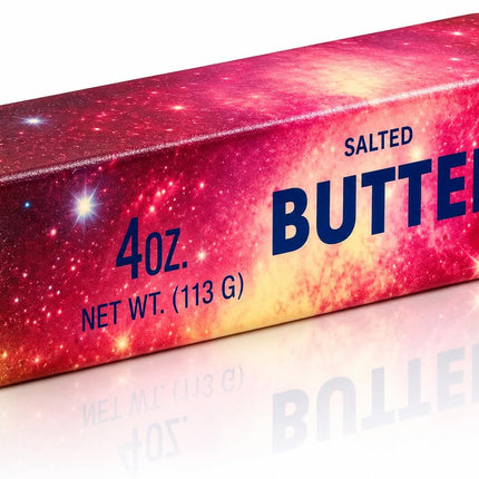 Butter Squishy Antistress-Spielzeug – Weicher Margarine Quetsch zum Knautschen, Fidget Toy für Hände, Arbeitsplatz, Schule & Freizeit (Galaxy rot)