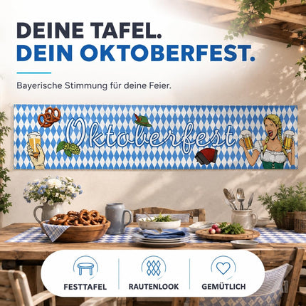 Oktoberfest-Banner, 40 × 150 cm