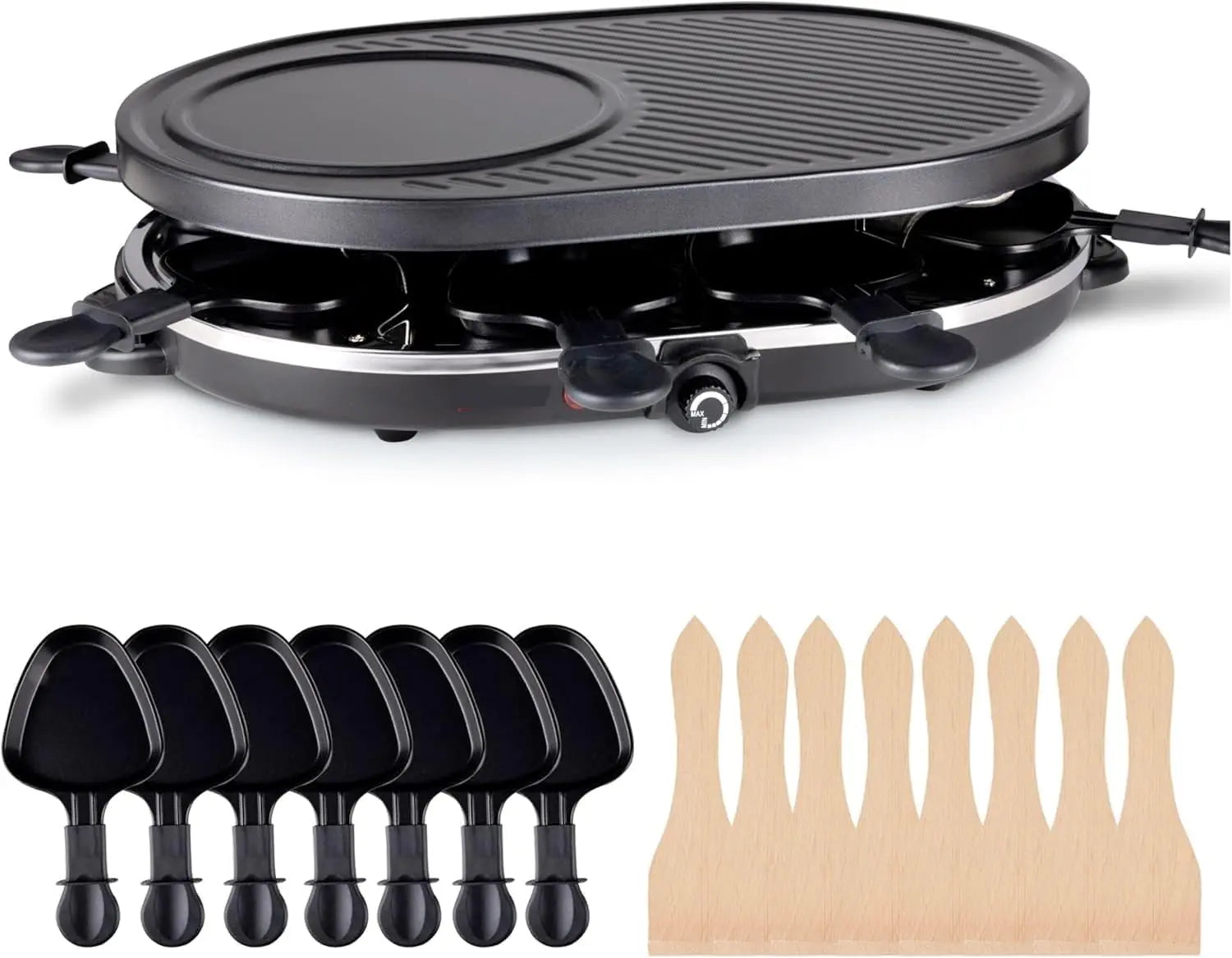 Reclette Raclette Grill Raclette-Set für 8 Personen | Ideales Grillset – TK Gruppe® Offizieller ...