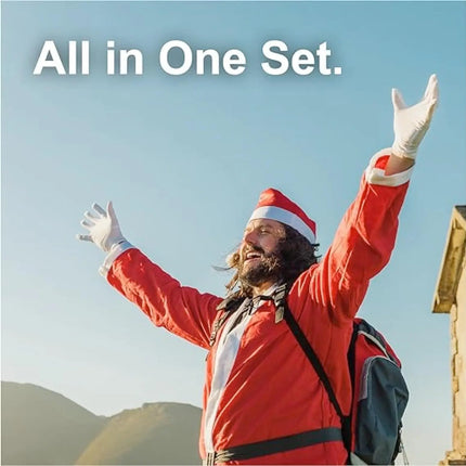 8 in 1 Nikolaus- Weihnachtsmannkostüm - Santa Claus - Weihnachten, Einheitsgröße