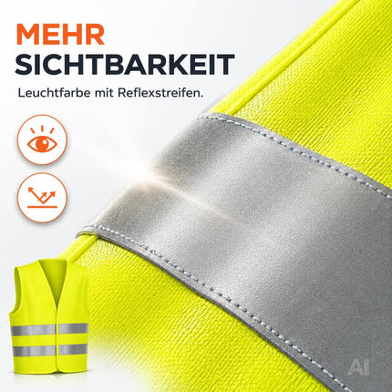 3-in-1-Auto-Notfallset – V16-Warnleuchte, Warnweste und Verbandskasten; IDIADA PC21020060