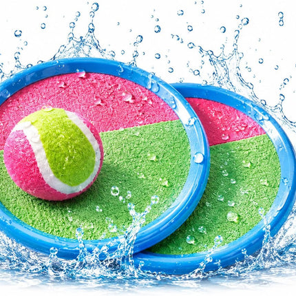 Klettballspiel mit Fangscheiben und Ball