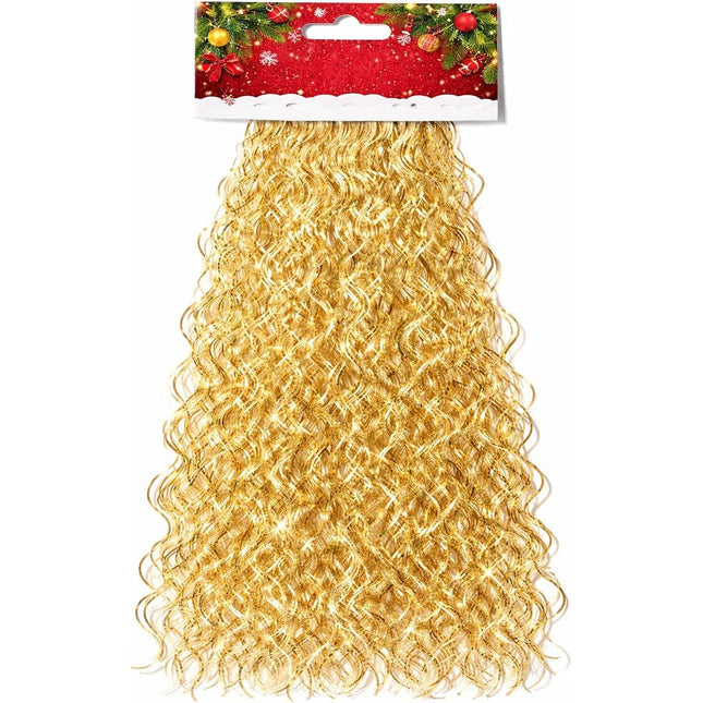 Goldfarbenes Lametta