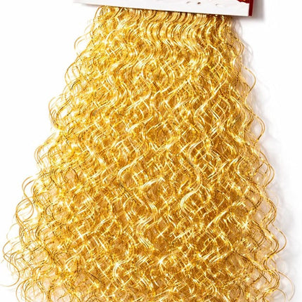 Goldfarbenes Lametta