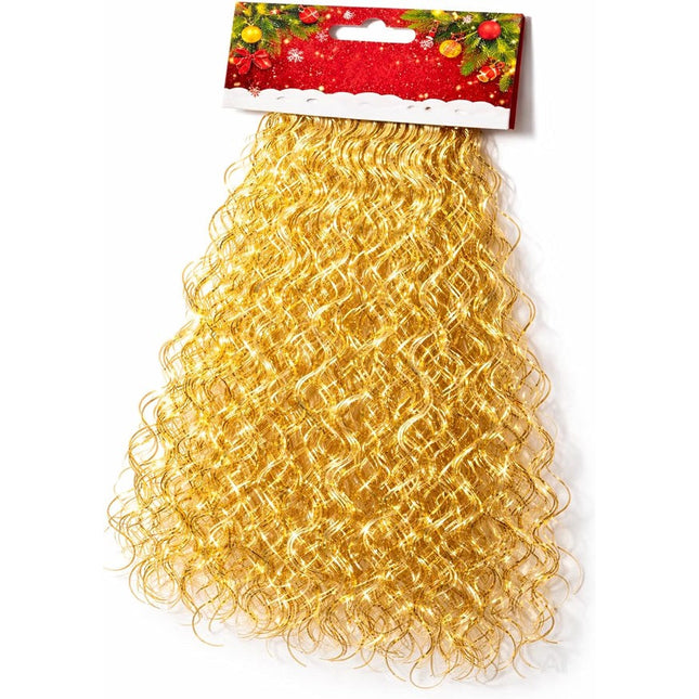 Goldfarbenes Lametta