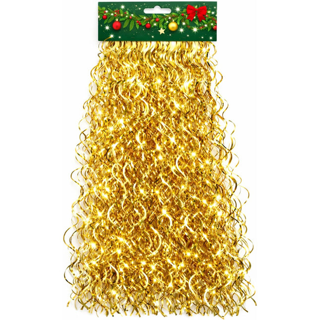 Goldfarbenes Lametta