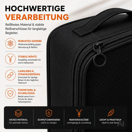 8er Set Kofferorganizer Packtaschen mit Kosmetiktasche - Packtaschen - Packing Cubes – Detailansicht 3
