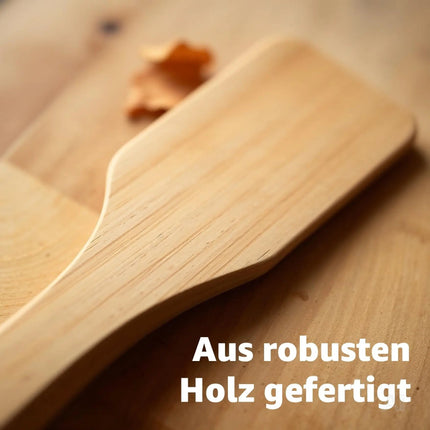 8x Raclette Schaber aus Holz - Praktische Racletteschieber / Käse-Spachtel für Raclette-Pfännchen