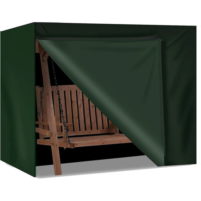 Abdeckung Hollywoodschaukel, für 2,3,4-Sitzer, wasserfest & Winddicht & UV-Schutz Schutzhülle - reißfeste Plane Gartenschaukel - 210x150x150cm