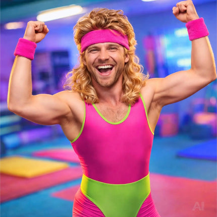 Schweißband – Klassisches Sport-Accessoire für Fasching, Karneval & Retro-Outfits