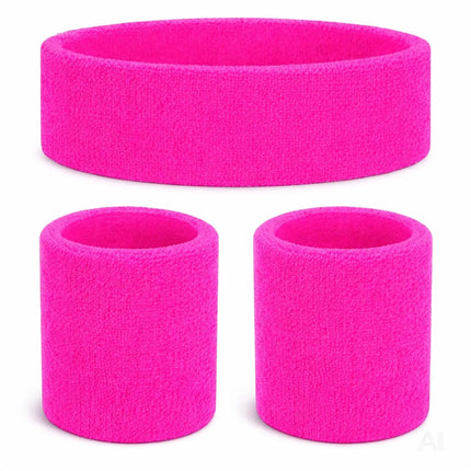 Schweißband – Sportliches Accessoire für 80er-Jahre Kostüme, Fasching & Themenlooks
