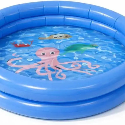 Aufblasbarer Pool rund – Aufstellpool für Kinder & Erwachsene – Gartenpool aus strapazierfähigem PVC für Badespaß im Sommer (∅76 cm)