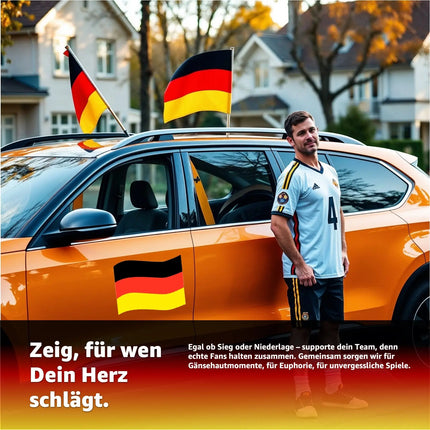 Automagnet - Stark magnetisch für Auto - Magnet Deutschland Fanartikel für Fußball EM 2024