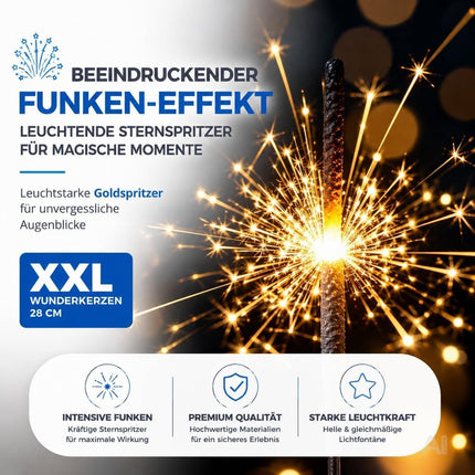 Happysparks Wunderkerzen 28 cm – Amazon-Bild 3